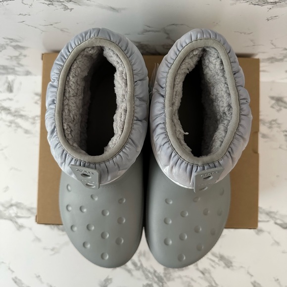 Crocs Classic Neo Puff Lined Insulated Shorty Boots Clogs Casual Women’s Size 7 - Picture 4 of 8